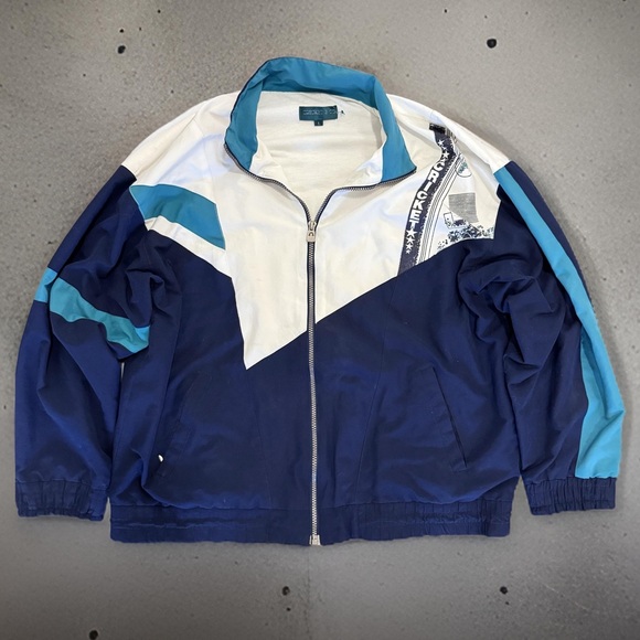 Vintage 90’s Men’s windbreaker cricket Jacket from Cricket & Co brand size L - Picture 1 of 10